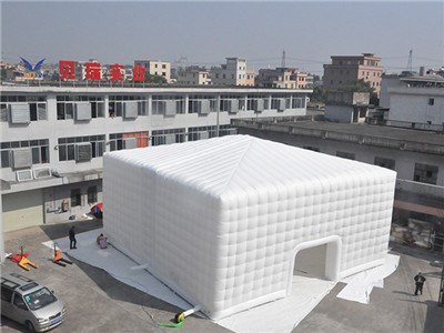 Custom white cube inflatable tent China manufacturers BY-IT-060